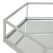 Silver Hexagon Set Of Two Trays additional 4