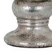 Silver Punch Faced Ceramic Large Candle Holder additional 3