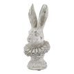 Stone Effect Ruffle Hare Ornament additional 1