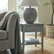 The Serene Collection One Drawer Side Table additional 1