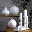 Tiber Large Matt White Ceramic Vase additional 3