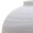 Tiber Matt White Ceramic Vase additional 2