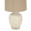 Twill Weave Ceramic Table Lamp With Linen Shade additional 2