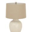 Twill Weave Ceramic Table Lamp With Linen Shade additional 3