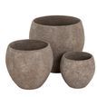 Umber Pot Belly Set Of 3 Planters additional 1