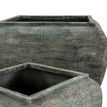 Verdan Square Drum Set Of 2 Planters additional 2