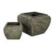 Verdan Square Drum Set Of 2 Planters additional 1