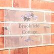 Personalised Floral Slate House Sign additional 4