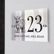 Personalised Highland Cow Acrylic House Sign additional 2