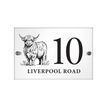 Personalised Highland Cow Acrylic House Sign additional 1