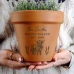 Personalised Highland Cow Terracotta Plant Pot additional 4