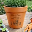 Personalised Highland Cow Terracotta Plant Pot additional 3
