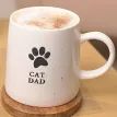 Pair Best of Breed Paw Prints Cat Dad &amp; Cat Mum Mugs additional 5