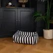 Scruffs Amalfi Striped Box Dog Bed - Black additional 2