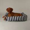 Scruffs Amalfi Striped Box Dog Bed - Black additional 1