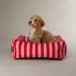 Scruffs Amalfi Striped Box Dog Bed - Pink additional 3