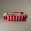 Scruffs Amalfi Striped Box Dog Bed - Pink additional 1