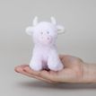 Jomanda Highland Cow Mini Plush Toy in Pink 11cm additional 3