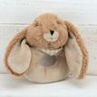 Jomanda Bunny Baby Rattle in Brown Plush additional 1