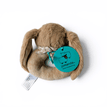 Jomanda Bunny Baby Rattle in Brown Plush additional 3