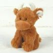 Jomanda Highland Cow Mini Plush Toy in Brown 11cm additional 3