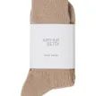Luxury Alpaca Wool Socks in Wheat Taupe Cream additional 1