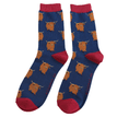 Mr Sparrow Men's Highland Herd Matchbox Socks additional 3
