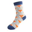Sparrow Baby Fox Faces Socks - Silver additional 3