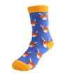 Sparrow Baby Highland Cow Socks - Royal Blue additional 3