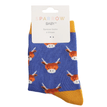 Sparrow Baby Highland Cow Socks - Royal Blue additional 4