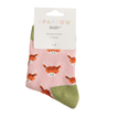 Sparrow Baby Highland Cow Socks - Light Pink additional 3