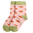 Sparrow Baby Highland Cow Socks - Light Pink additional 1