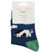 Sparrow Baby Cow Socks - Navy additional 5