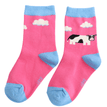 Sparrow Baby Cow Socks - Hot Pink additional 3