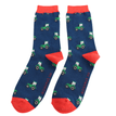 Mr Sparrow Men's Tractor Socks - Navy additional 1