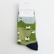 Mr Sparrow Men's Highland Sheep Socks - Sky Blue additional 2