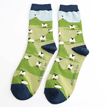 Mr Sparrow Men's Highland Sheep Socks - Sky Blue additional 1