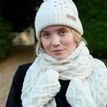 Pachamama Enniskerry Cream Merino Handwarmers additional 4