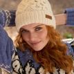 Pachamama Enniskerry Cream Merino Bobble Beanie Hat additional 4