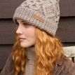 Pachamama Enniskerry Mushroom Merino Bobble Beanie Hat additional 7