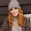 Pachamama Enniskerry Mushroom Merino Bobble Beanie Hat additional 6
