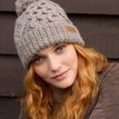 Pachamama Enniskerry Mushroom Merino Bobble Beanie Hat additional 1