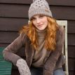 Pachamama Enniskerry Mushroom Merino Bobble Beanie Hat additional 5