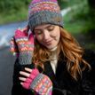Pachamama Iona Pink Roll Back Beanie Hat additional 7