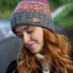 Pachamama Iona Pink Roll Back Beanie Hat additional 6