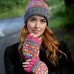 Pachamama Iona Pink Roll Back Beanie Hat additional 3