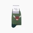 Fluffy Highland Cow Green Wool Socks additional 4