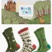 Men’s Bamboo Farm Animal &amp; Vehicle Socks Gift Set additional 1