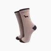 Sausage Dog Beige Embroidered Wool Socks additional 1