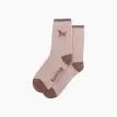 Chocolate Labrador Beige Embroidered Wool Socks additional 3
